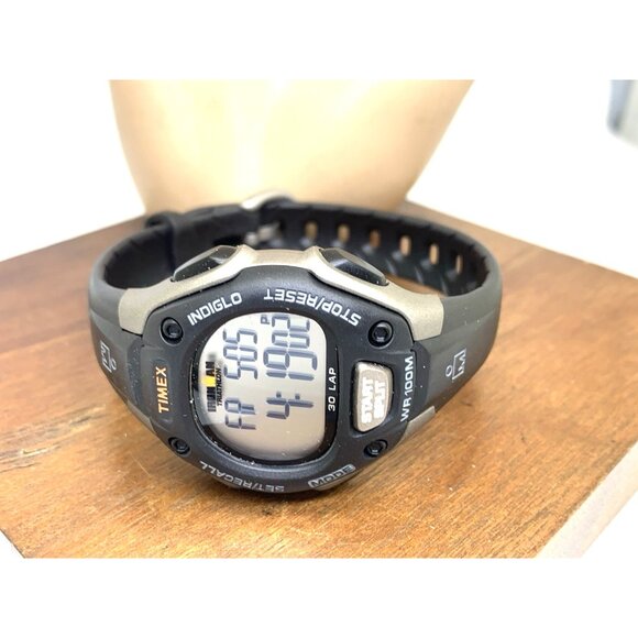Timex Women\'s Watch T5E961 Ironman Quartz Digital Sport Rubber Strap 34mm main image 4